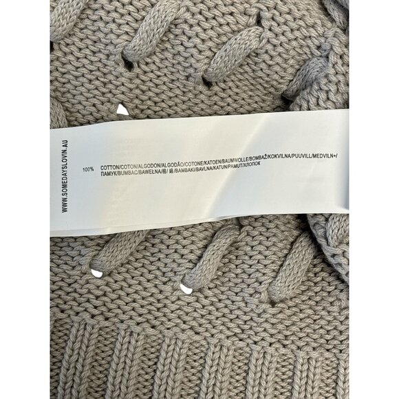 Some Days Lovin Grey Knit Sweater Dress - Picture 6 of 11